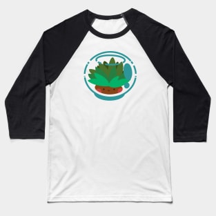 Cute Plant Design ‚Let It Grow‘ | cute Handmade Illustration | By Atelier Serakara Baseball T-Shirt